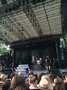 We were pretty close to the stage!